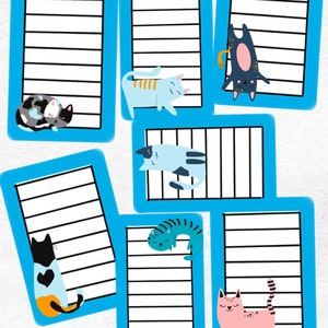 CATS Digital Stickers for GoodNotes Planner or CAT Bujo image 5