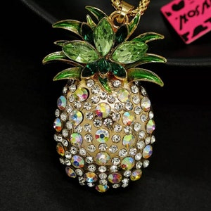 Betsey johnson pineapple necklace online