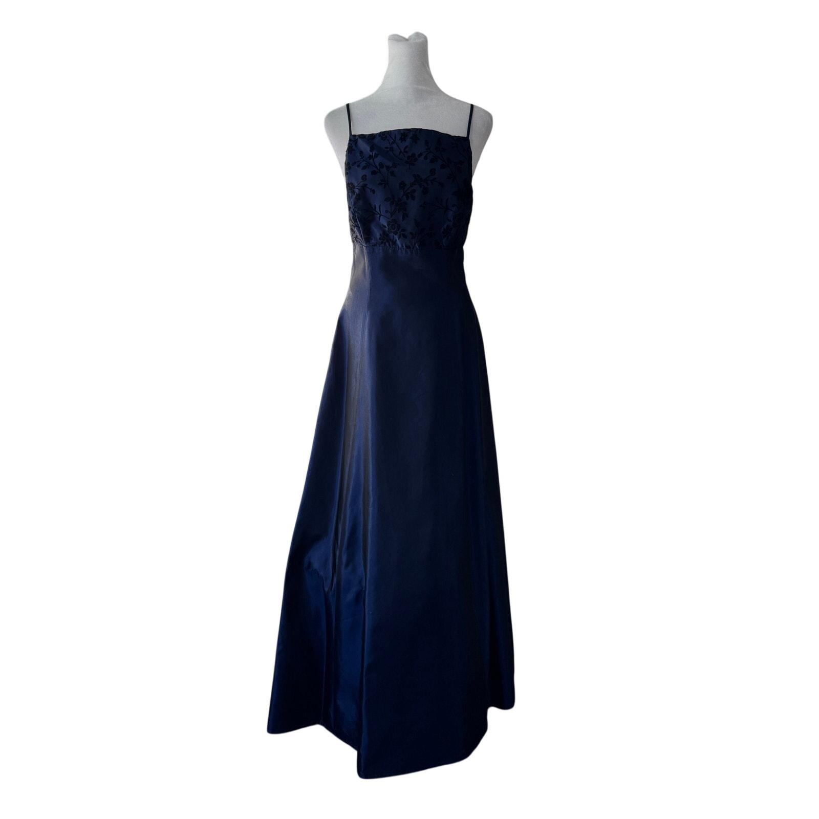 90s navy blue prom dress Vintage Dresses Dark vintage 90s prom dress