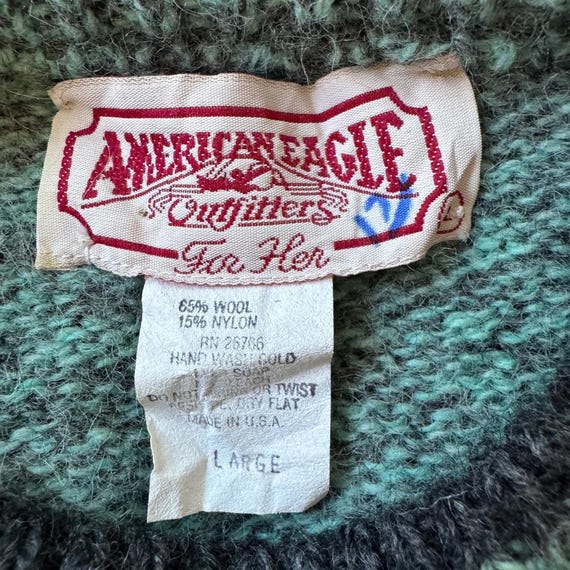 Vintage '80s American Eagle Outfitters Snowflake Print Pullover