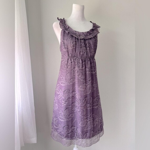 strapless open back dress Melodie Halter Knit Maxi Dress - Purple