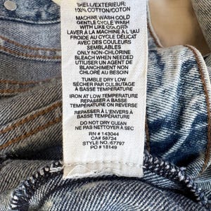 Anthropologie Aves Les Filles cropped denim truckerjack afbeelding 12