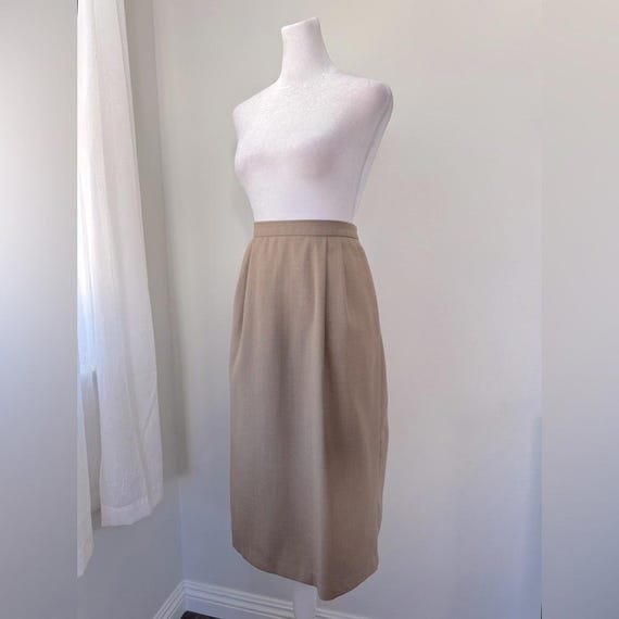 khaki skirt khaki midi Gem