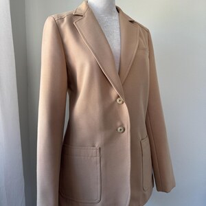 Vintage &#39;80s College Town Light Tan Blazer