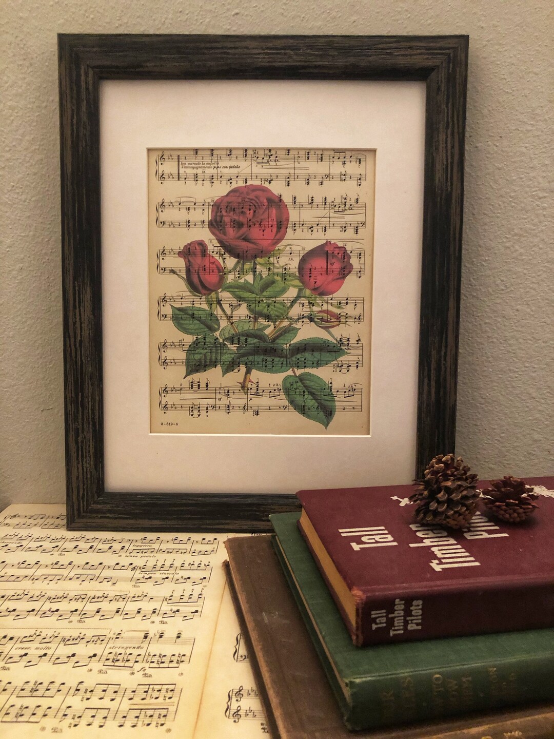 Antique Sheet Music ROSE - Vintage 1925 Sheet Music Print - Music Lover ...