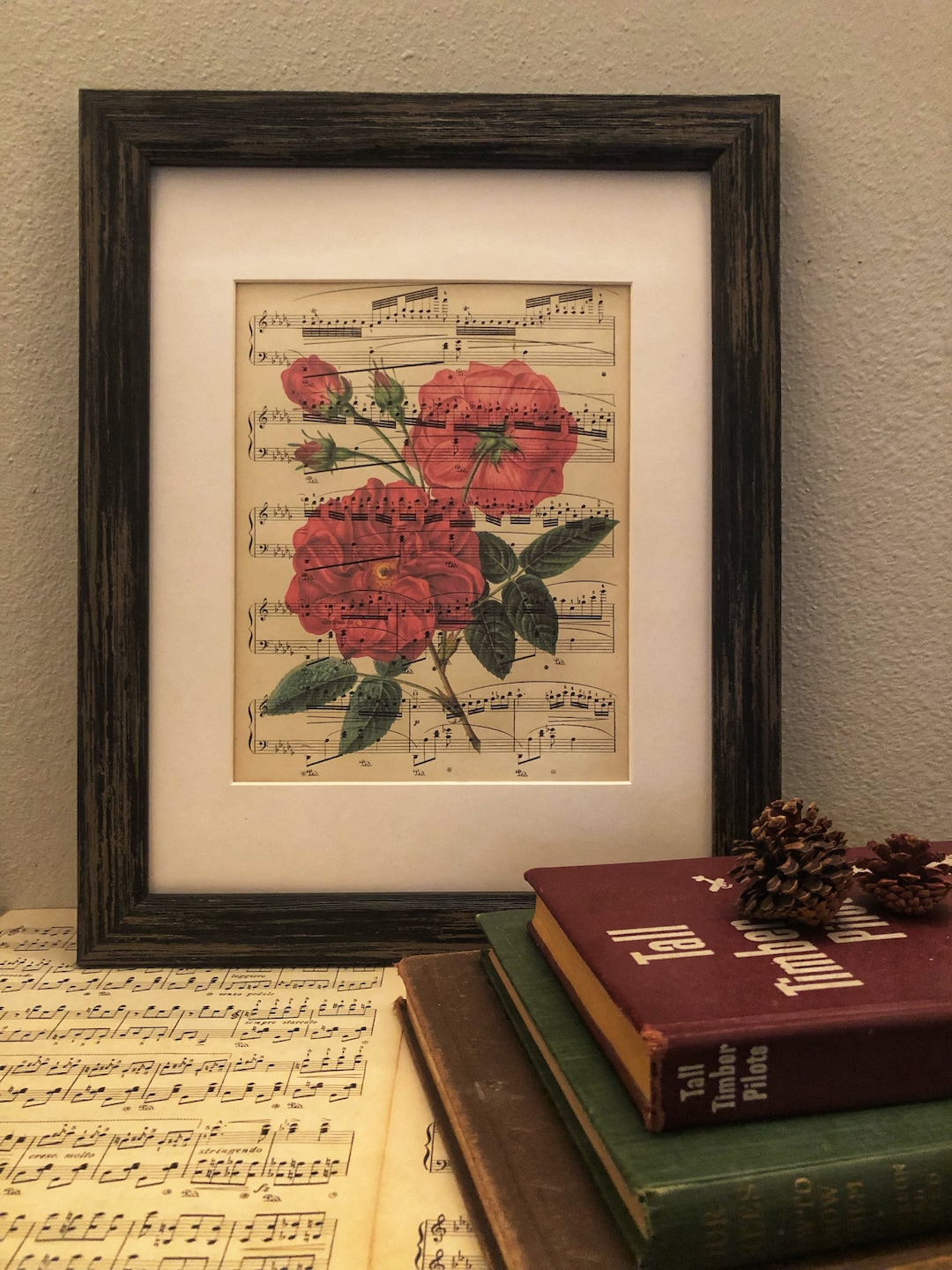Antique Sheet Music ROSE Vintage 1925 Sheet Music Print - Etsy