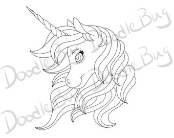 Unicorn coloring pack Digital Download