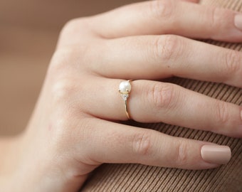 salmoph cadia Handmade Natural Pearls Knuckle Ring 14 Gold Filled Personalized Boho Rings Women,9,14K Gold Filling salmoph cadia Handmade Natural Pearls Knuckle Ring 14 Gold Filled Personalized Boho Rings Women,9,14K Gold Filling