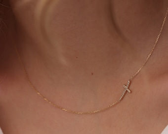 【14K】(14金) stylish cross necklace ネックレス☆送料関税込 V-713745406_3_320.jpg?pristine