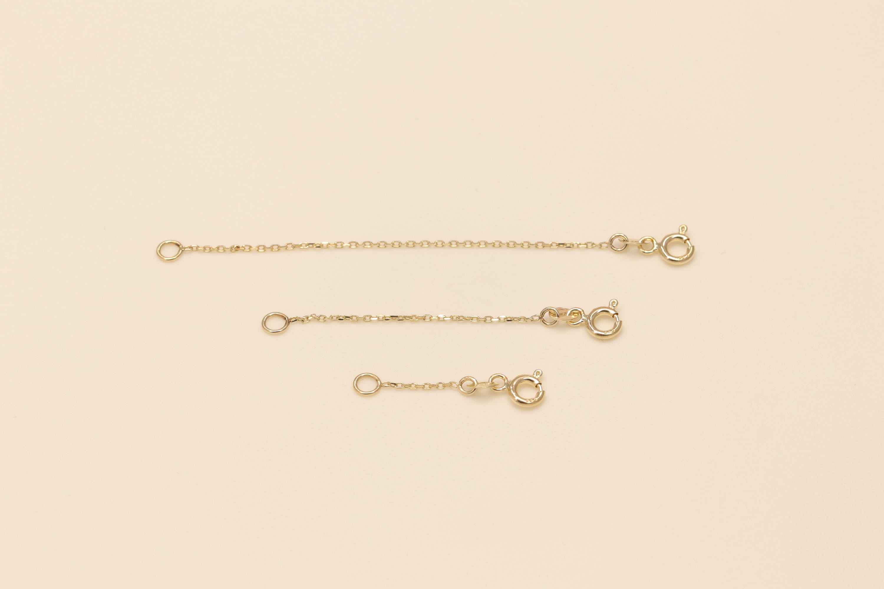 14k Gold Filled 1mm Necklace Extender Chain | Available Lengths 1, 2, 3,  4, 5, 6 | Extension Chain For Your Necklace, Bracelet, Anklet And Other