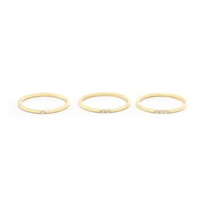 10k, 14k, 18k Gold Dainty Diamond Ring / 1.2mm Thin Solid Gold / Minimalist Diamond Ring / Natural Diamonds / Stackable Ring / Wedding Band