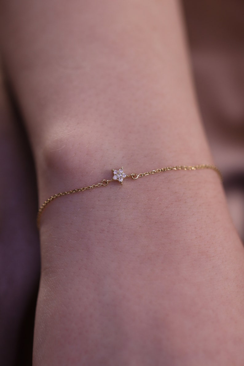 Diamond Star Tiny Bracelet main image 0