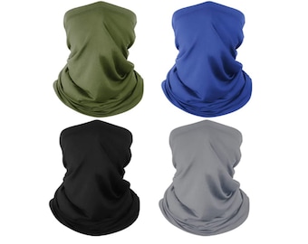 4PCS Cooling Neck Gaiter Face Cover Scarf Sun Shield Balaclava Bandana Headbands