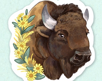 American Bison Sticker