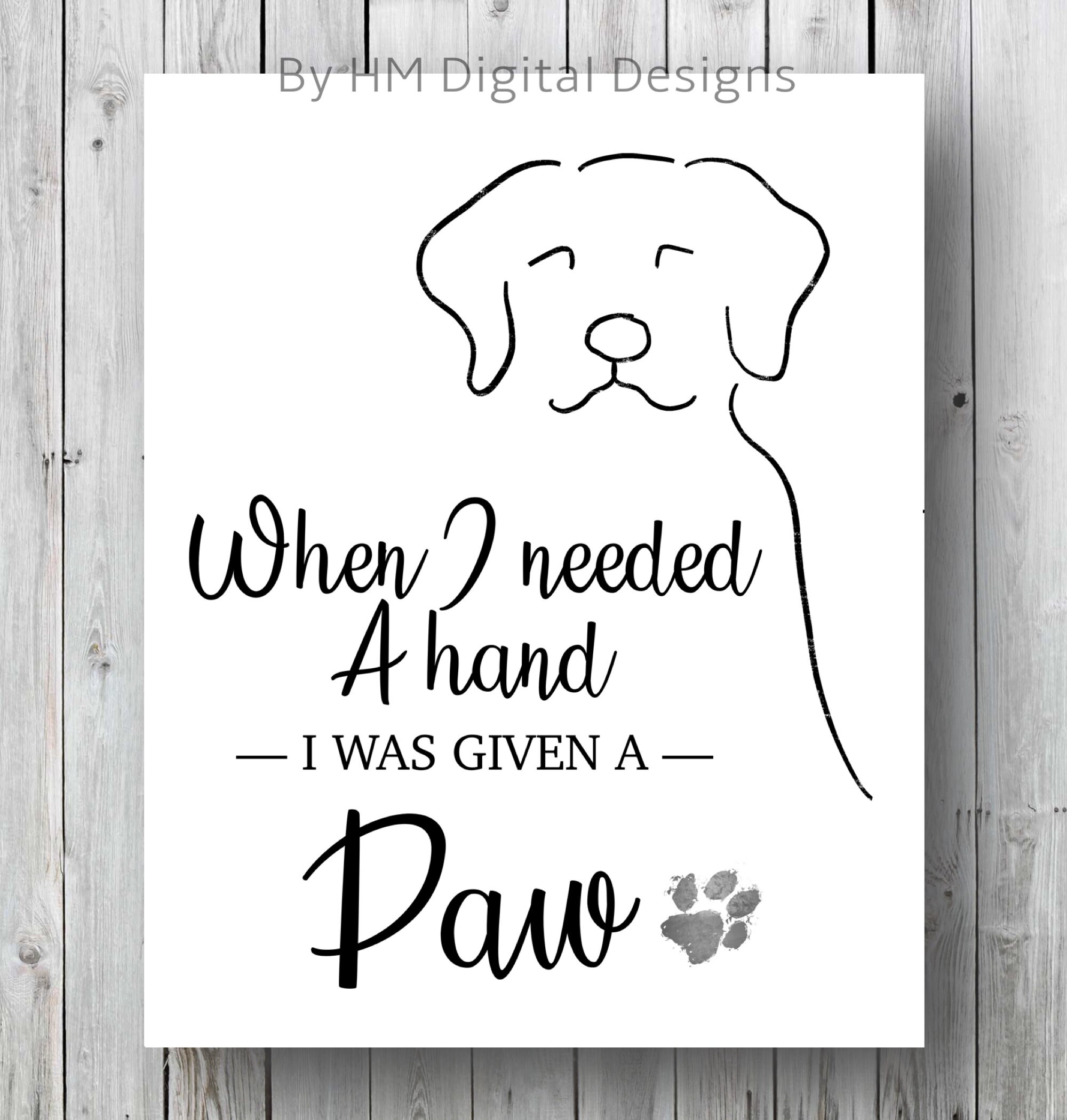 Dog Art Printable Designs | Etsy