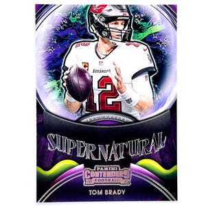Carte surnaturelle Tom Brady 2021 Panini Contenders #SN-TBR