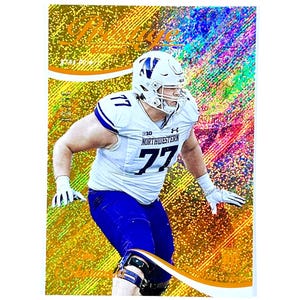 Peter Skoronski Rookie Card /75 Prestige Football 2023 Extra punten Gold Prizm #370