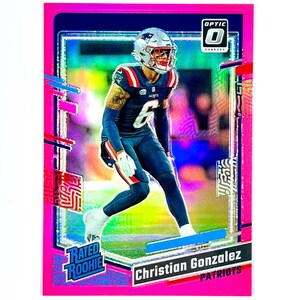 Carte de football Donruss Optic Donruss, classée recrue 2023 par Christian Gonzales n° 274