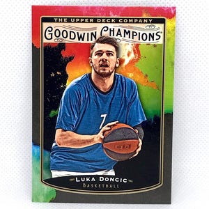 Luka Doncic Rookie Karte 2018 Goodwin Champs Color Splash #130