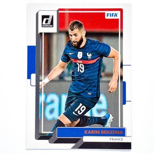 Carte de football Karim Benzema 2022-2023 Donruss # 49