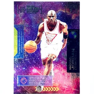 Michael Jordan 2021 Skybox Metal Universe Meister Karte #1