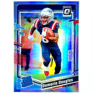 Carte argent Prizm de football optique recrue 2023 Demario Douglas #300