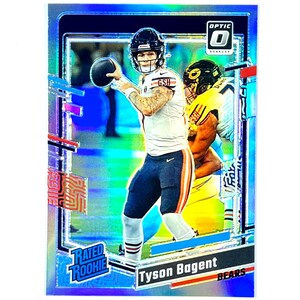 Tyson Bagent classificado como novato 2023 Silver Prizm Card #216
