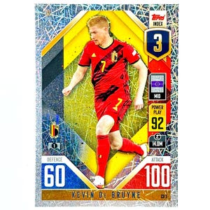 Kevin De Bruyne 2022-23 Topps Match Attax Laser Parallel #3