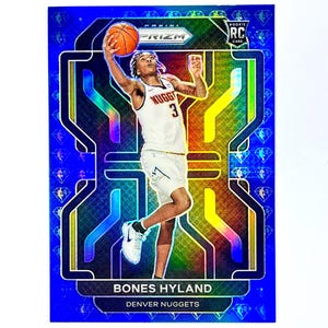 Karta debiutanta Bones Hyland 2021-22 Prizm NBA 75th Anniversary Prizm Short Print #302
