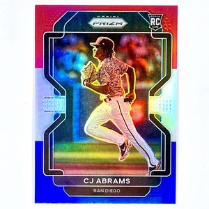 CJ Abrams Rookie Card 2020 Prizm Baseball Rood Wit Blauw #12