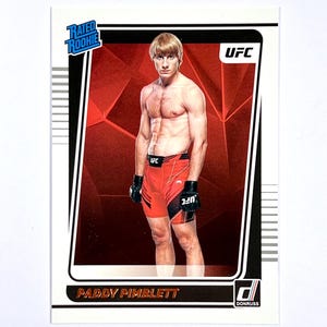 Paddy Pimblett, novato clasificado 2022, tarjeta Donruss UFC n.° 207