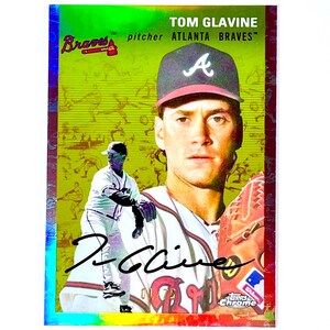 Tom Glavine /75 2004 Topps Triple Threads RPA-kaart #