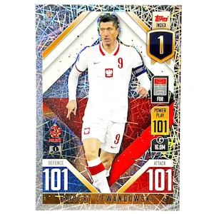 Robert Lewandoswki 2022-23 Topps Match Attax Laer Parallel #1