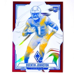Quentin Johnson/199 Rookie Card 2023 Phoenix Football Contours Insert #CON-10