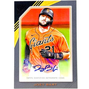 Joey Bart handtekening Topps-galerijkaart 2021 #YSA-JB