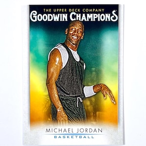 Michael Jordan 2021 Upper Deck Goodwin Champions Card nº 1