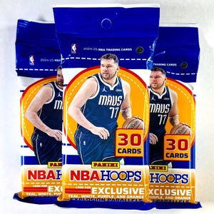 ¡Paquetes de baloncesto NBA Hoops 2024-25! ¡30 tarjetas por paquete! ¡Sellados de fábrica!