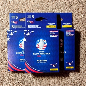 2024 COPA America Conmebol Fußball Panini Stickers Box!