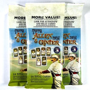 Topps Allen & Ginter Baseball Fat Pack 2024! 14 carte per confezione!