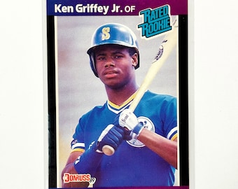 Carte de baseball Donruss #33 Ken Griffey Jr. Rookie 1989