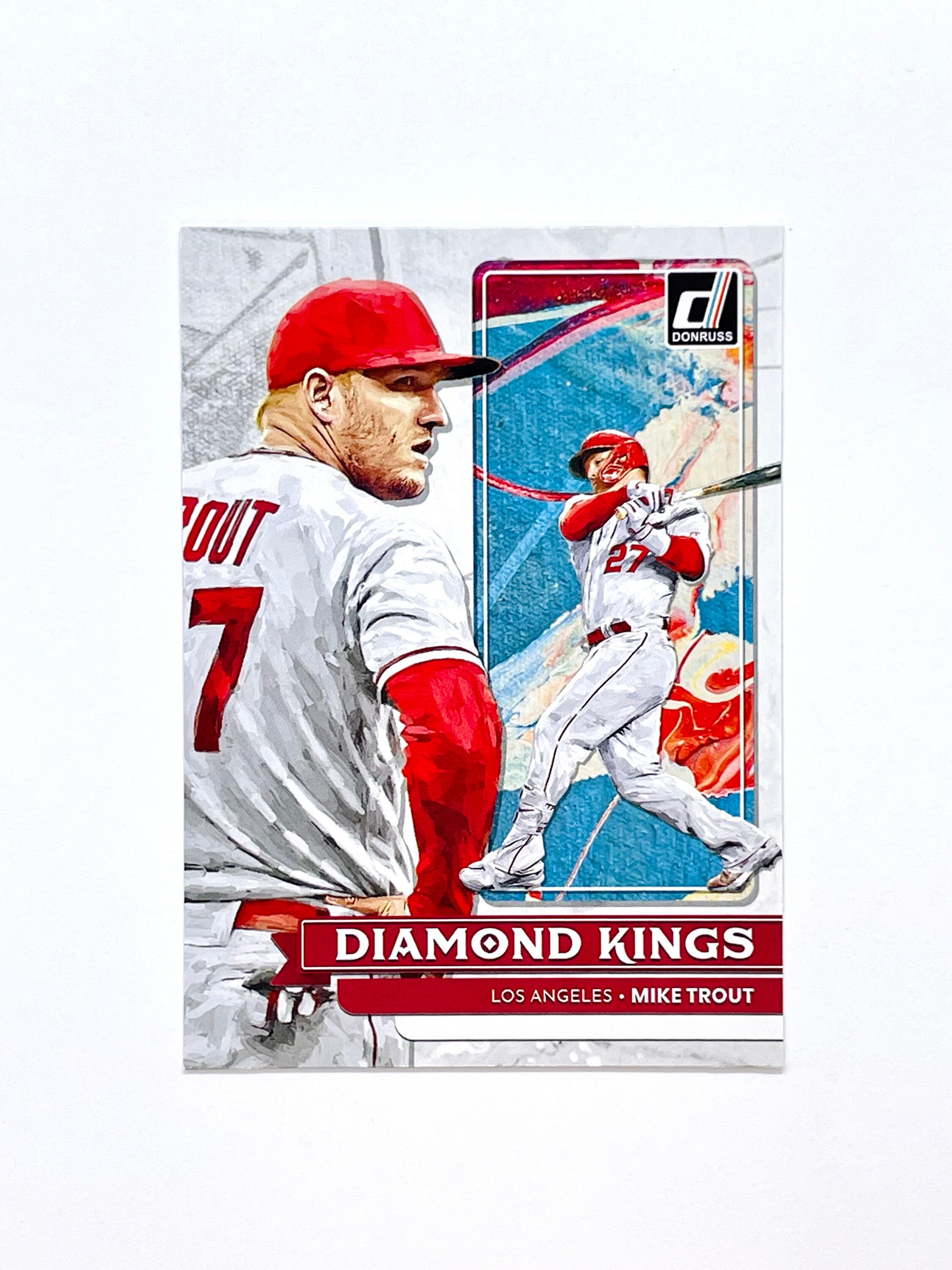 Mike Trout 2022 Donruss Diamond Kings Insert Card 14 - Etsy