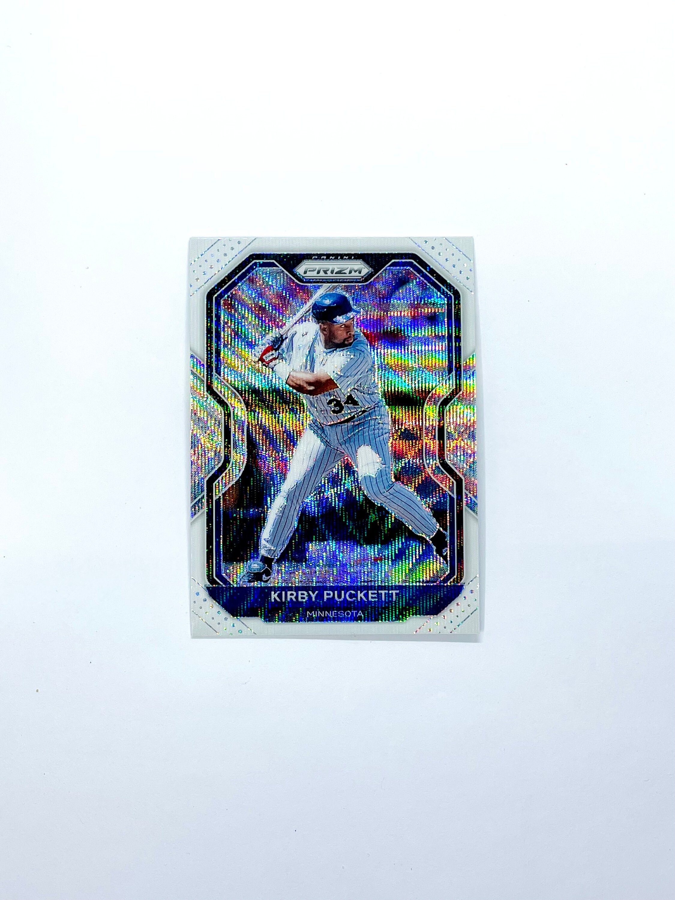Kirby Puckett Panini Prizm 21 White Wave Prizm Tier Iii Card Etsy