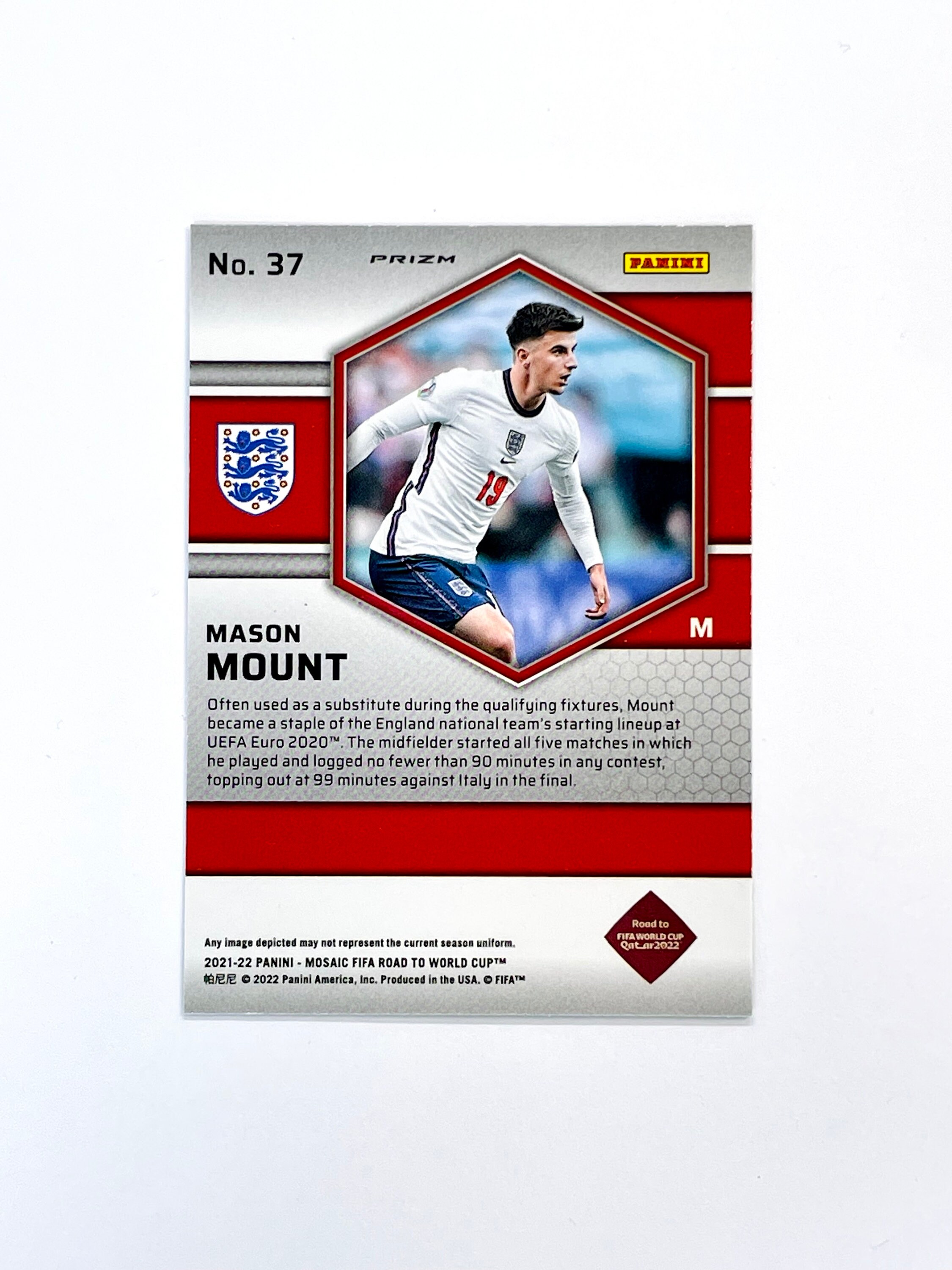 mason mount panini prizm Qatar 75シリ（Mason Mount 2021-22