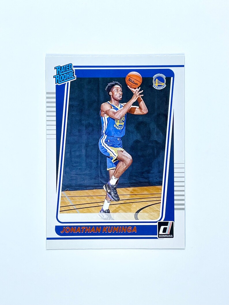 Jonathan Kuminga Rookie Card 2021 22 Panini Donruss Rated Etsy