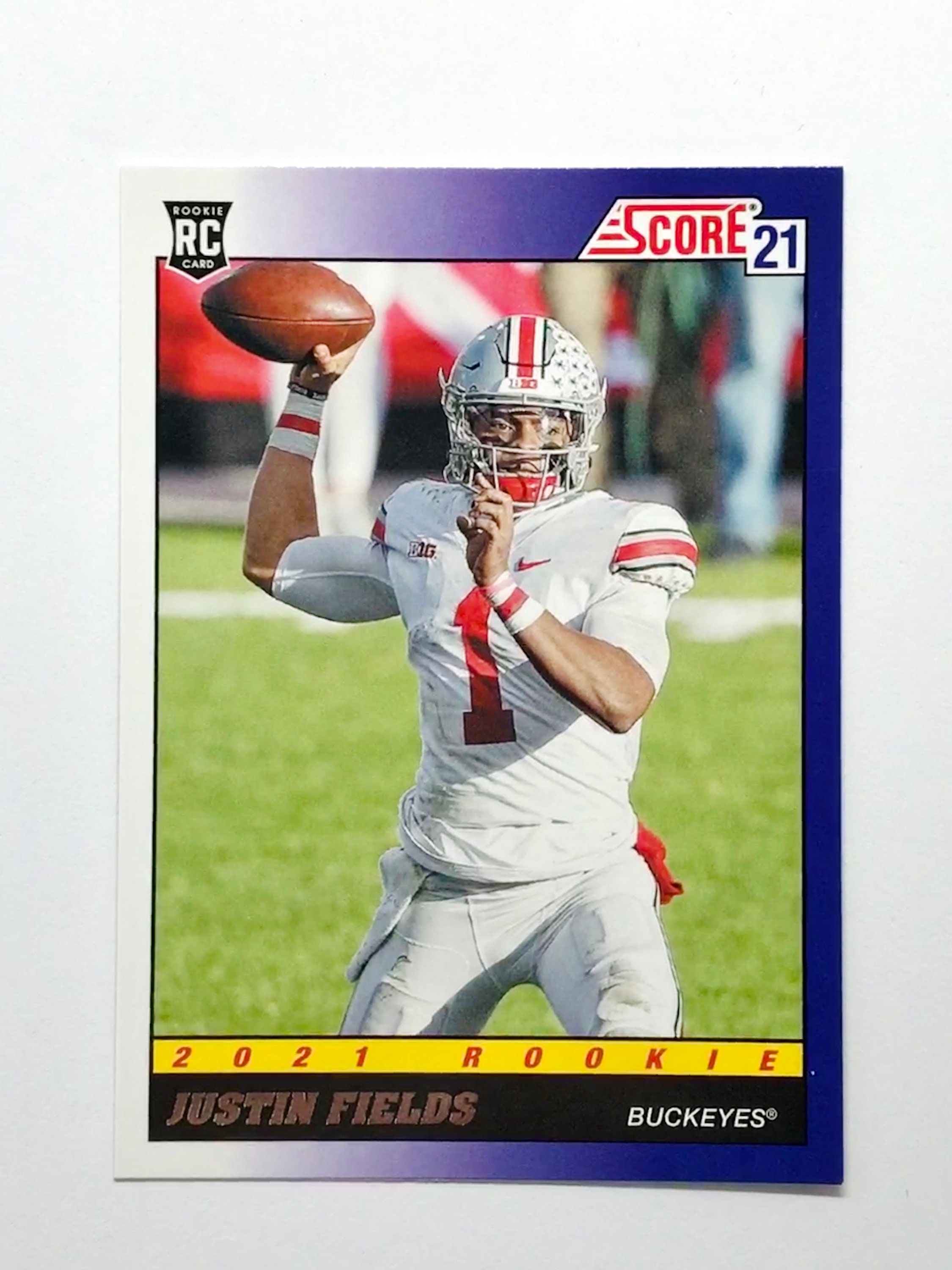 Justin Fields Rookie Card Score Insert 2021 Panini Score - Etsy