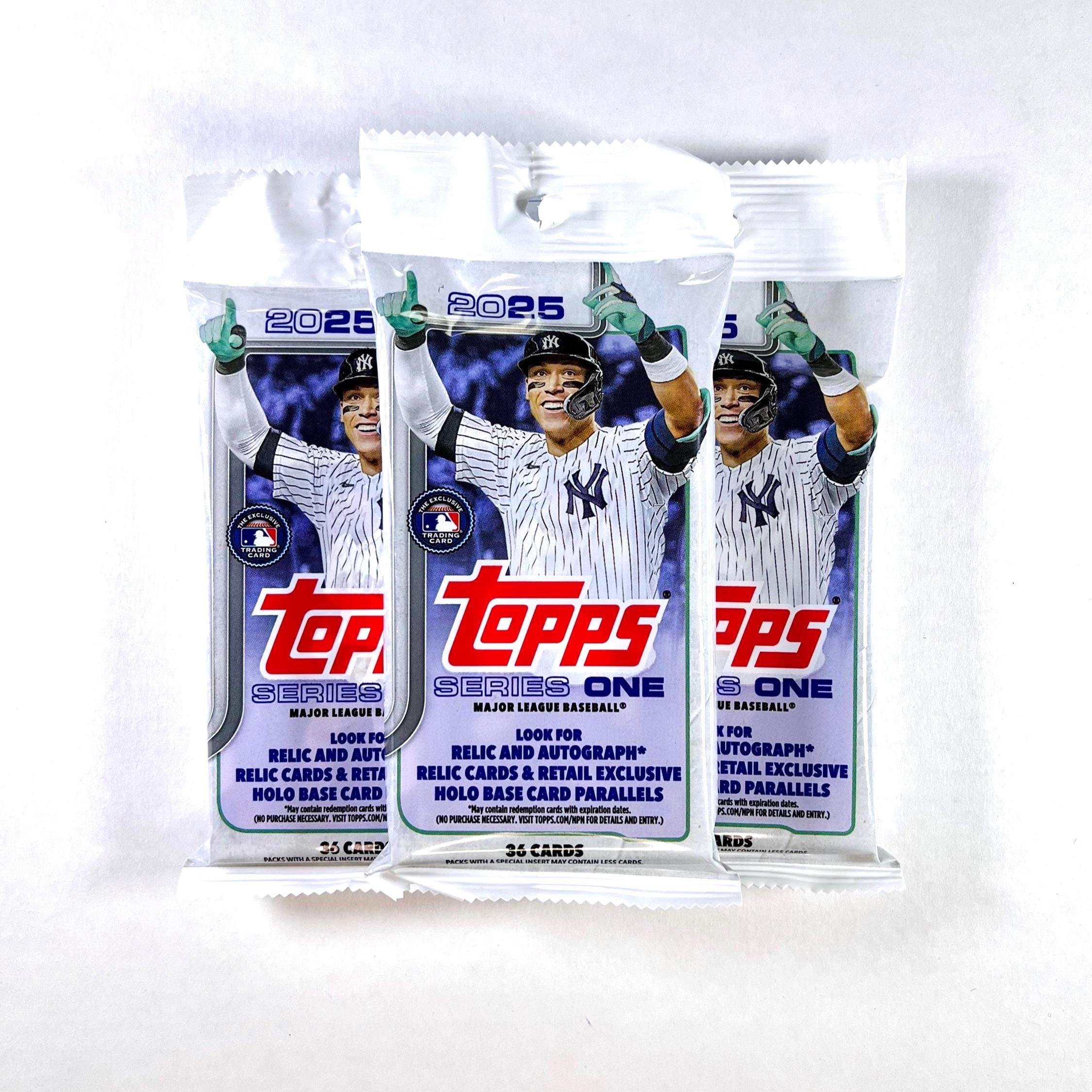 2025 Topps Baseball Series One Fat Pack! 36 Cards per Pack!