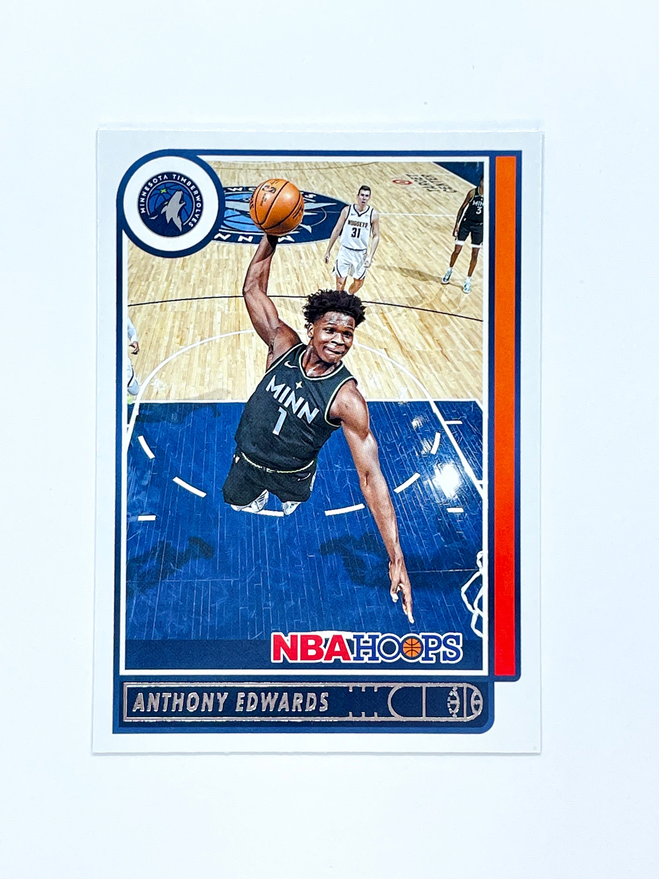 Anthony Edwards 2021-22 Panini NBA Hoops Card 151 - Etsy