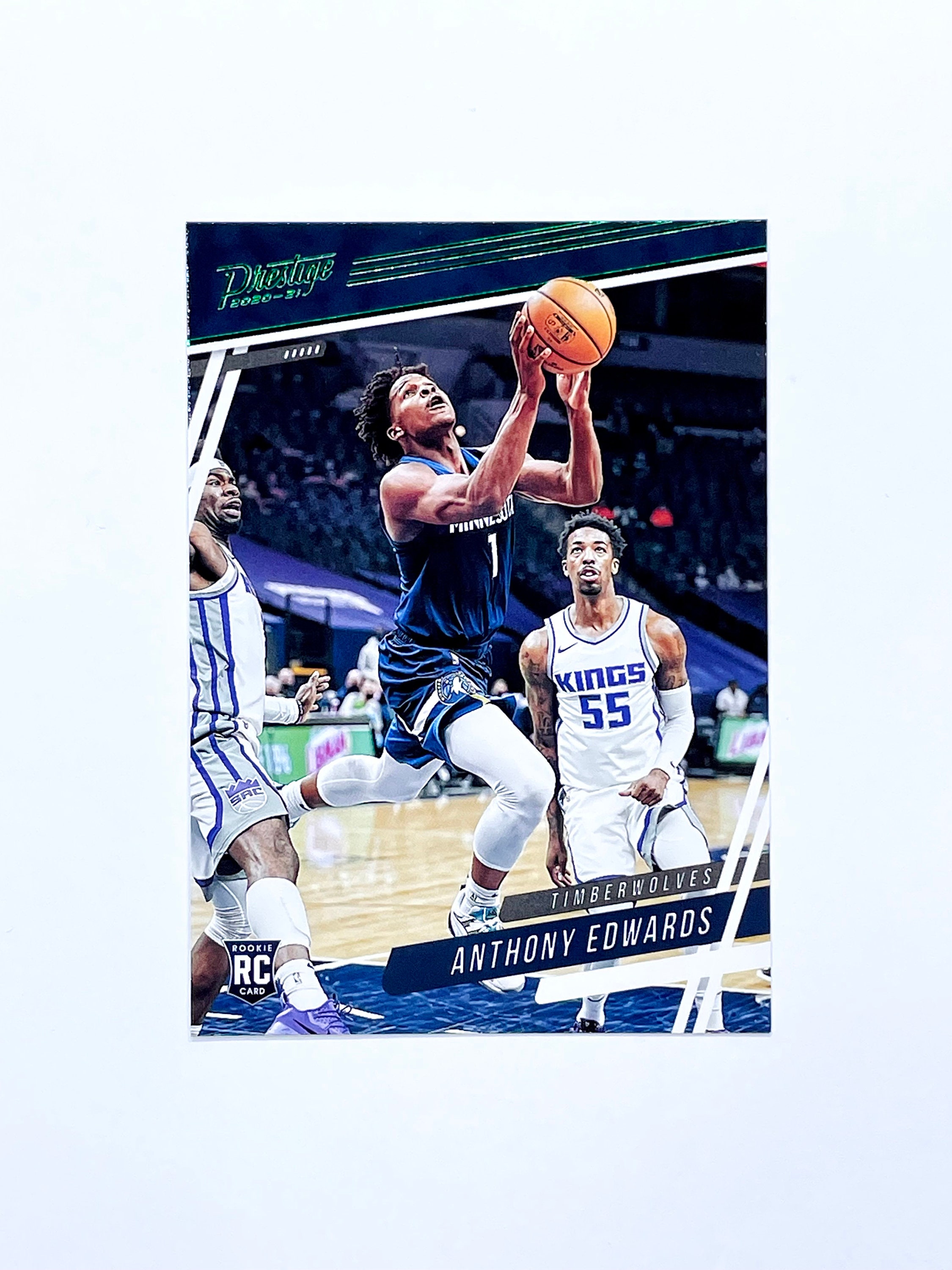 Anthony Edwards Rookie Card 2021 Chronicles Prestige Green & Etsy