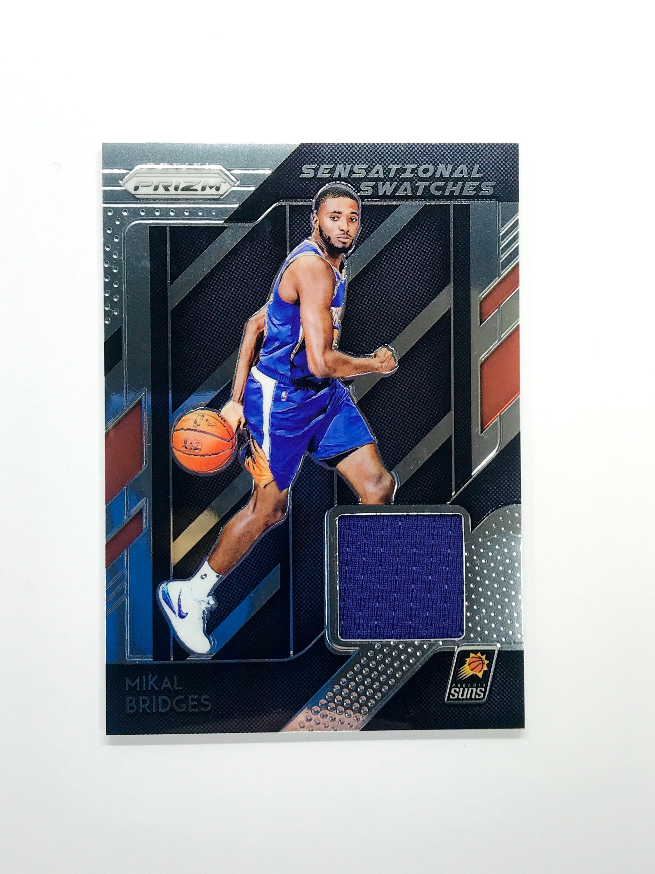 Mikal Bridges Rookie Card 2018 Panini Prizm Signature Swatches Etsy