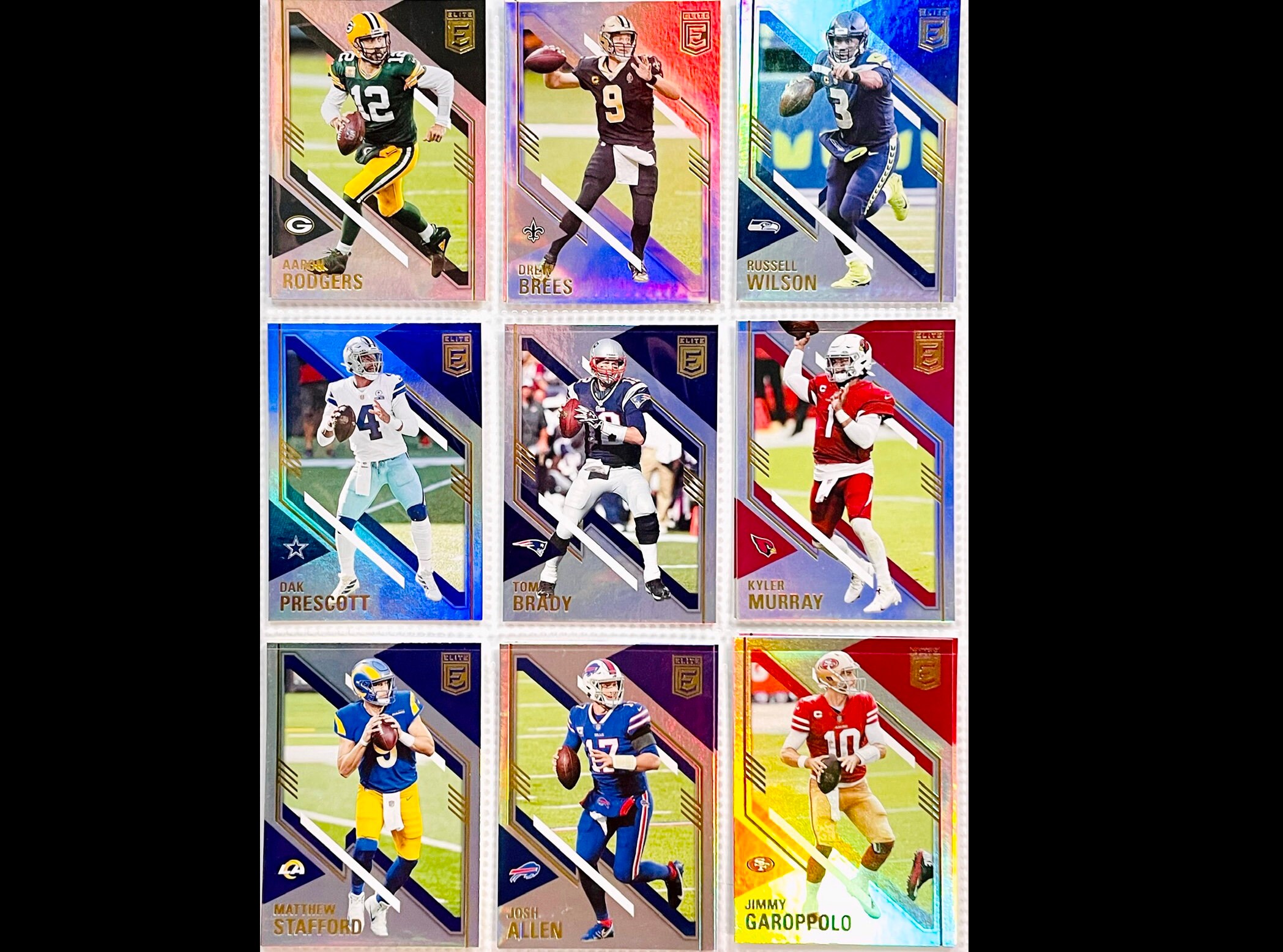 2021 Panini Donruss Elite Football Quarterback You Pick Etsy